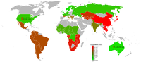 Lactose Intolerance by Region (African countries are only a rough guess)