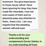 A feedback from a Medical Doctor, Consultant – Homeopathic Treatment by Hussain Kaisrani
